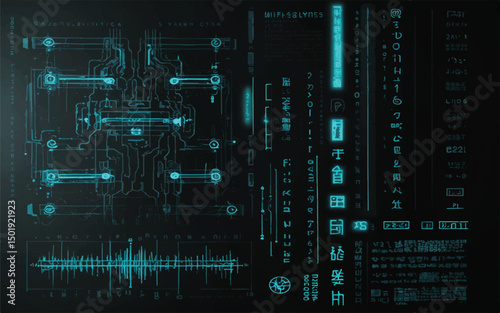 Neural Core: Interface of the Future Illustrator Artwork