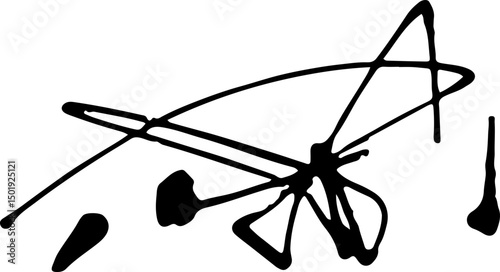 Hand-drawn underlined elements, Crayon drawn underlined stroke set, Chalk lines, charcoal highlight strokes 