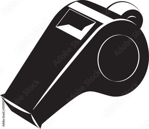 whistle vector isloated on a white background