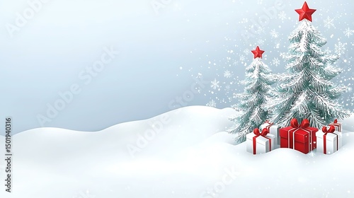 A modern online store homepage decorated with bright holiday banners, featuring Christmas trees, snowmen, and gift icons, enhancing the festive shopping experience.