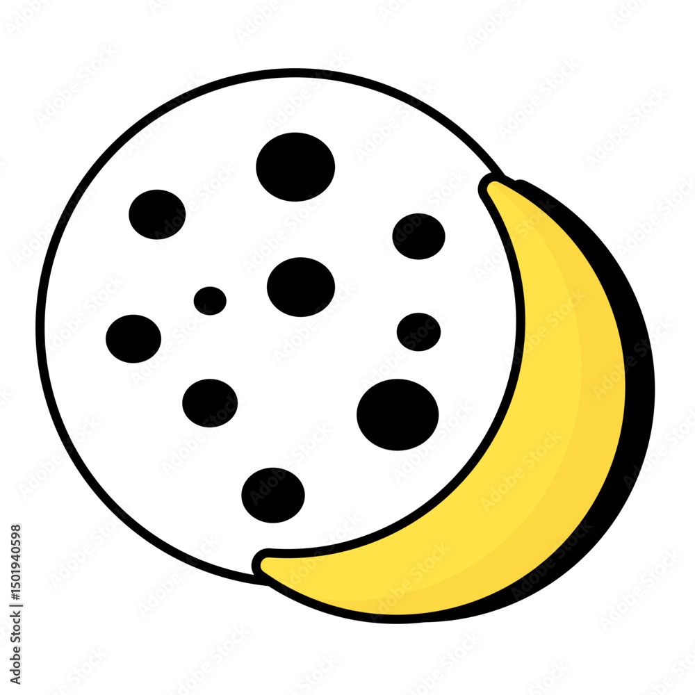 Obraz premium Weather colored Outline Icons