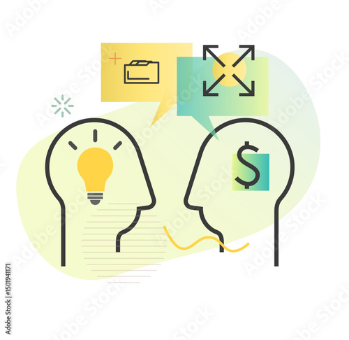 Creative Idea Marketing and Development - Illustration