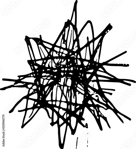 Handmade. abstract shape