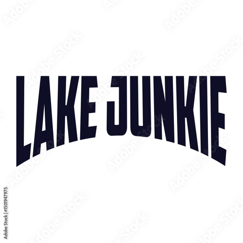 Lake Junkie T shirt design