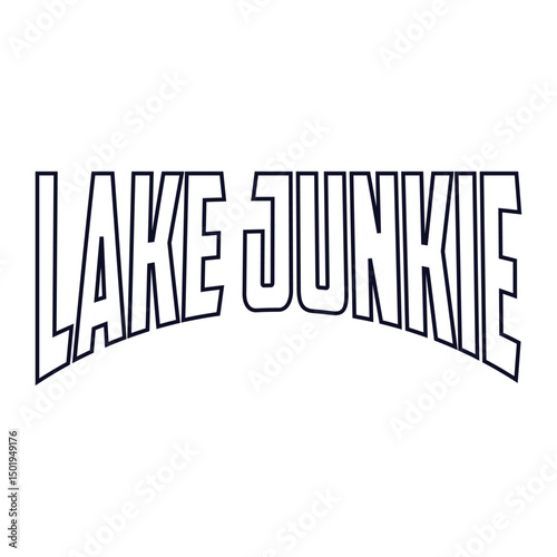 Lake Junkie T shirt design