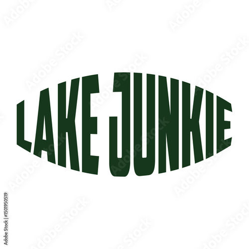 Lake Junkie T shirt design