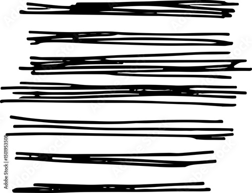 patterns range from simple to complex, offering a variety of textures and artistic styles. Vector set of monochrome hand drawn abstract backgrounds.
