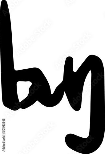 Handmade. abstract shape