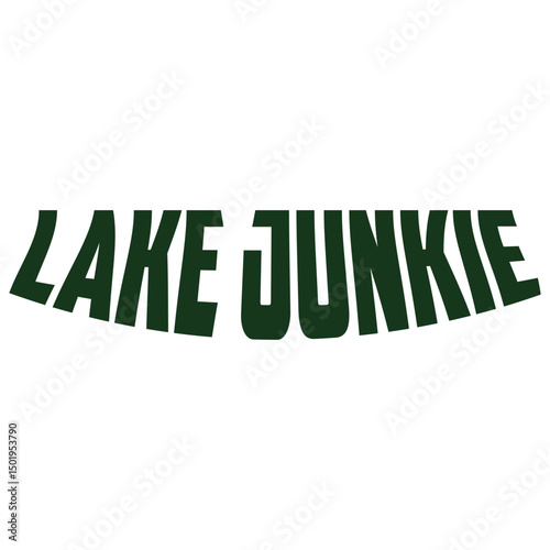 Lake Junkie T shirt design