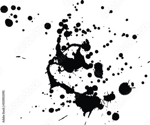 Halloween Blood Drips and Splatters - Vector Art Collection.