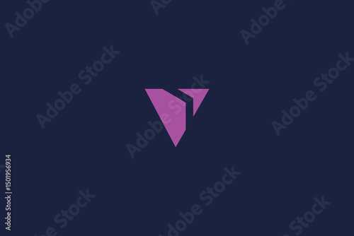 Free Download letter v logo icon design template with vector arrow inspiration logo - GFXLoad
