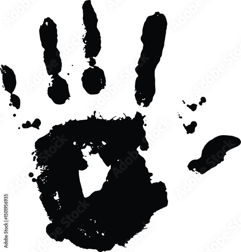 Halloween Blood Stains and Splashes - Vector Graphic for Horror Themes.