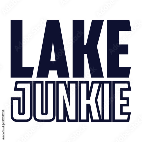 Lake Junkie T shirt design