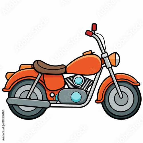 Cruiser vector illustration on white background