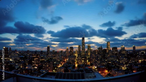 Cityscape sunset skyline urban sunset city sunset skyline aerial view cityscape urban sunset