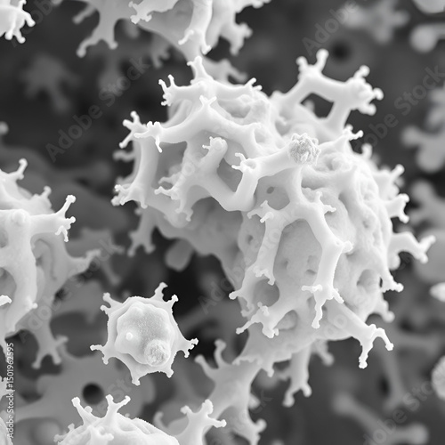 Bacillus megaterium bacteria, SEM