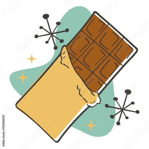 Chocolate retro food treats