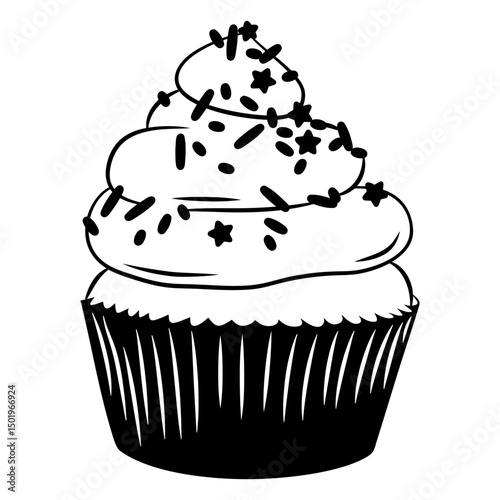 Simple sweets cupcake food