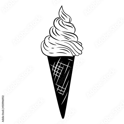 Simple sweets ice cream sugar food
