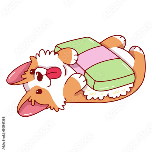 Corgi sushi character