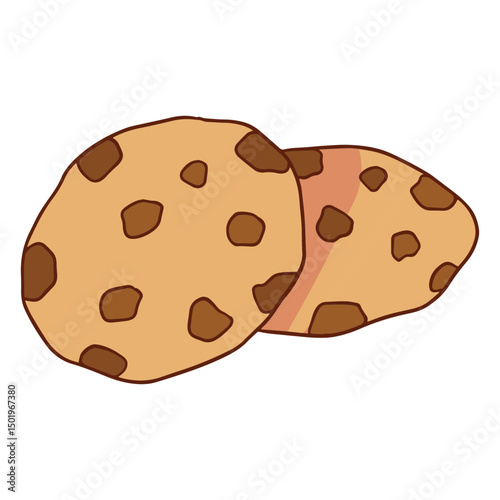 Mouthwatering chocolate chip cookies 
