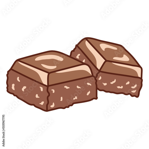 Chocolate candies color stroke sweets