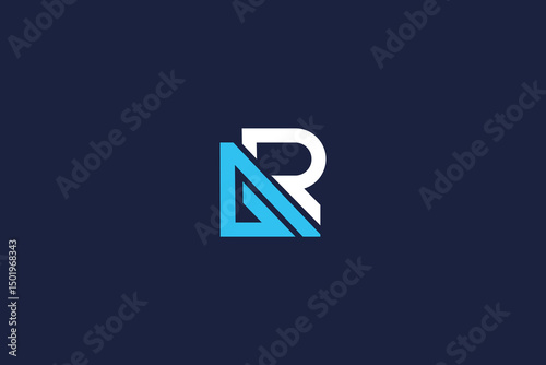 letter gr logo icon design template with vector inspiration logo
