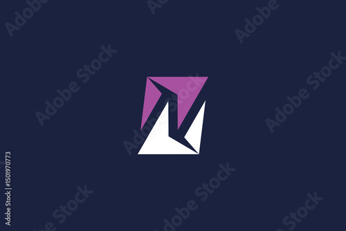 letter n logo icon design template with vector arrow inspiration logo