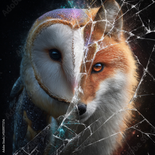 Magische Tierharmonie Yin Yang