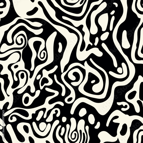WebVector abstract pattern with light lines on a dark gray background. Seamless pattern is suitable for printing and will decorate any project.