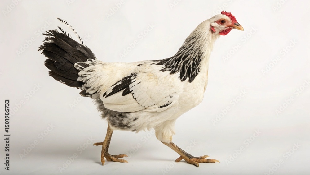 Fototapeta premium Dorking Chicken on studio background