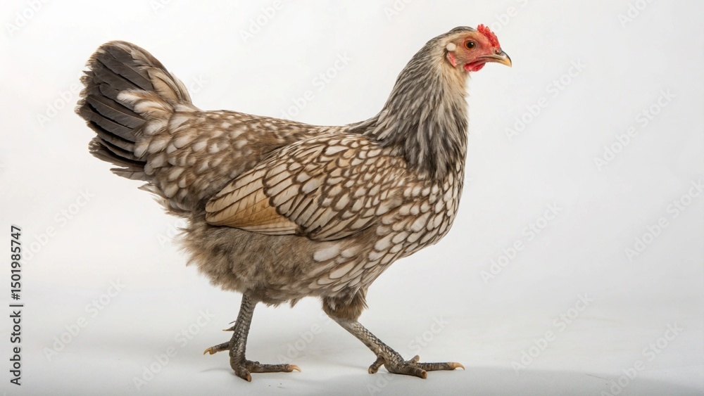 Fototapeta premium Dorking Chicken on studio background
