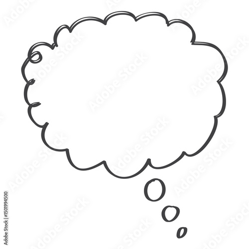 Cartoon comic speech doodle icon