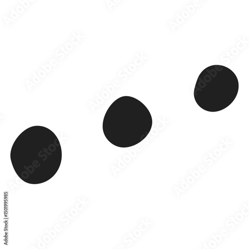 Three dots doodle