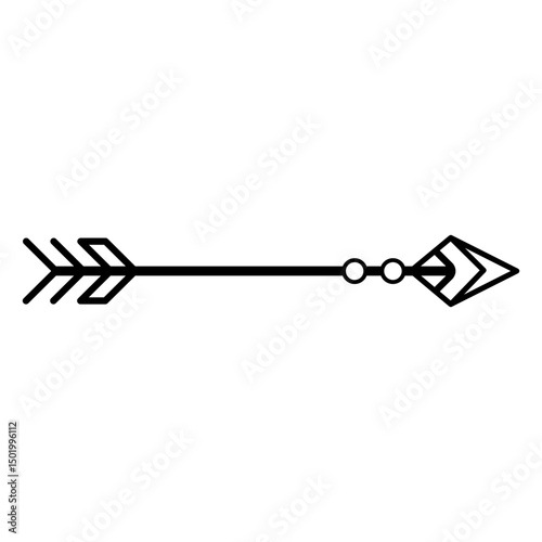 Indian tribe single arrow