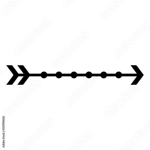 Spotted arrow design