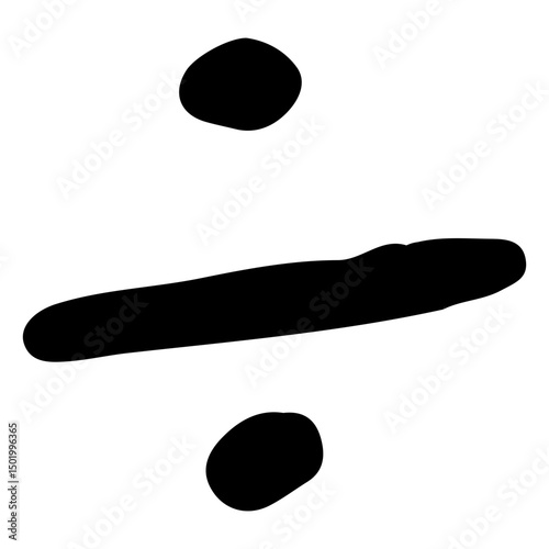 Division icon doodle design