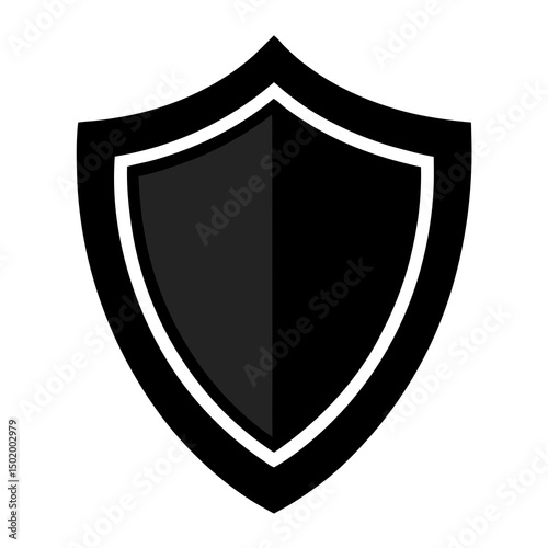 Shield of Security Protection and Defense Symbol Against Danger	