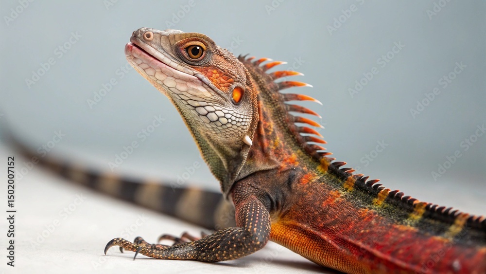 Obraz premium Dragon Eel on studio background