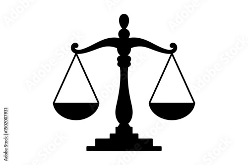 Scales of justice law legal balance symbol icon