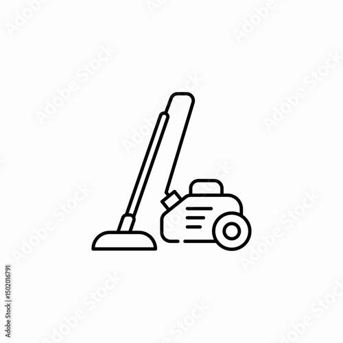 vacuum cleaner icon sign vector