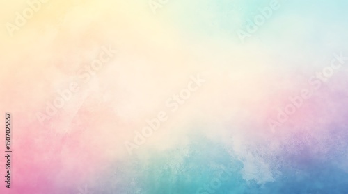 Soft pastel watercolor background with blended colors.
