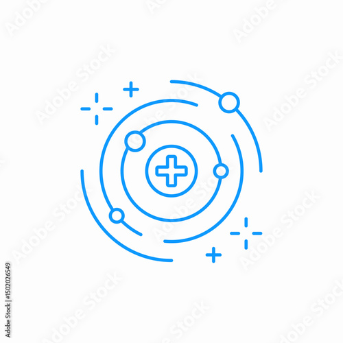 galaxy stars universe icon sign vector
