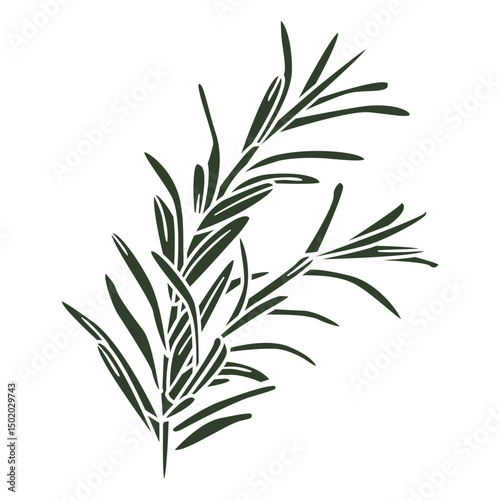 Leaves nature cut out