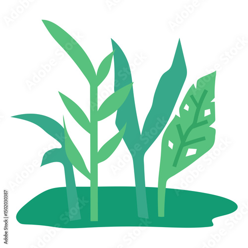 Minimalist plants icon