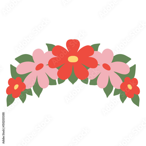 Romantic flower headband