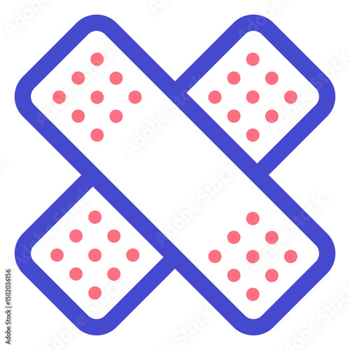 Band aids stroke icon