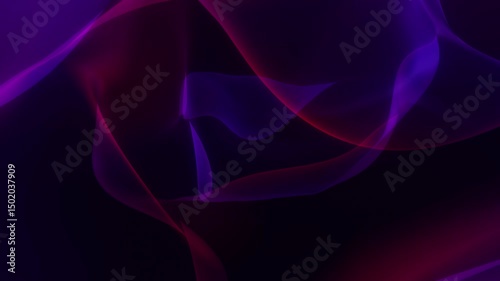 Deep Magenta and Blue Abstract Modern Orb Background Loop