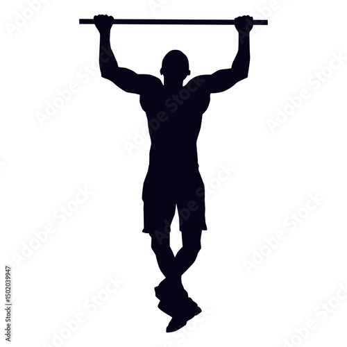 Pull up crossfit silhouette