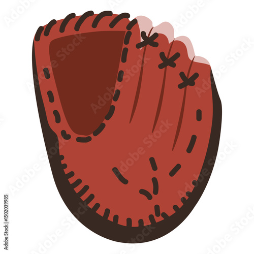 Baseball glove icon baseball icon